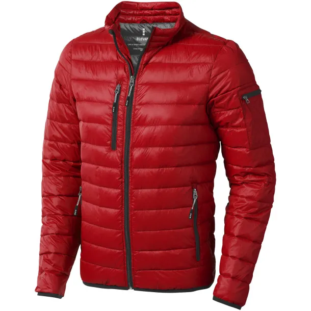 Scotia light down jacket - Elevate Life Red