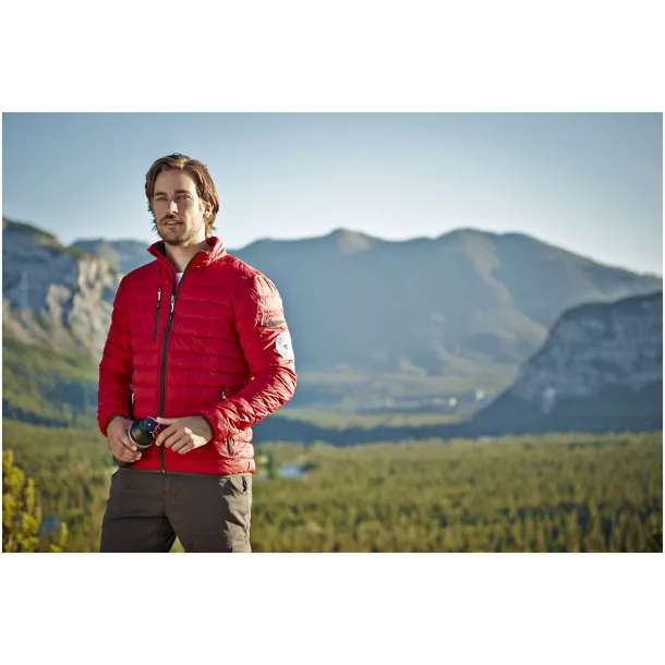 Scotia light down jacket - Elevate Life Red