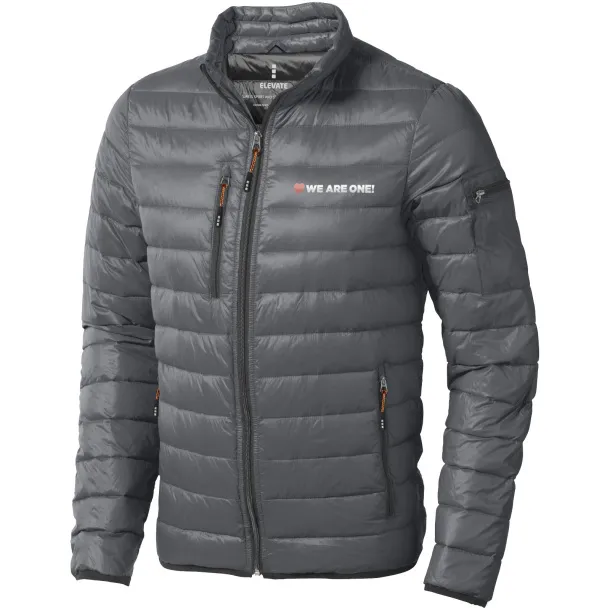 Scotia light down jacket - Elevate Life Steel grey