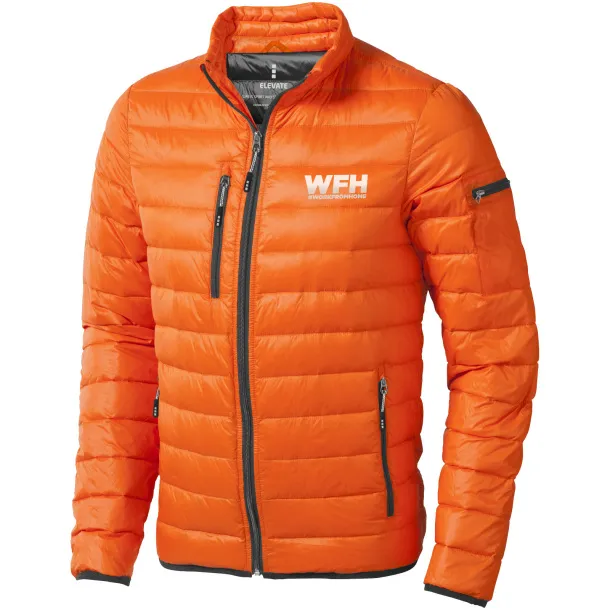 Scotia light down jacket - Elevate Life Orange