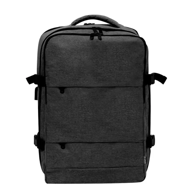  RPET laptop backpack black