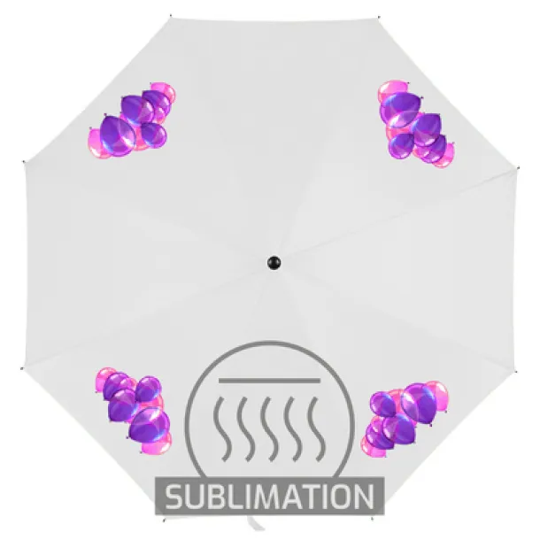  Manual umbrella, foldable Bijela