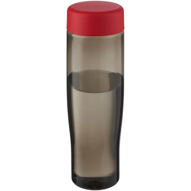 H2O Active® Eco Tempo 700 ml screw cap water bottle Red Charcoal