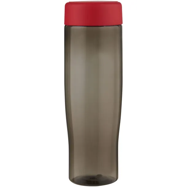 H2O Active® Eco Tempo 700 ml screw cap water bottle Red Charcoal