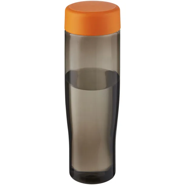 H2O Active® Eco Tempo 700 ml screw cap water bottle Orange Charcoal