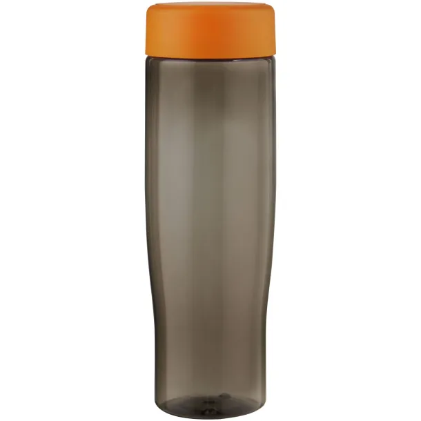 H2O Active® Eco Tempo 700 ml screw cap water bottle Orange Charcoal