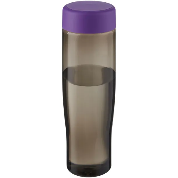 H2O Active® Eco Tempo 700 ml screw cap water bottle Purple Charcoal