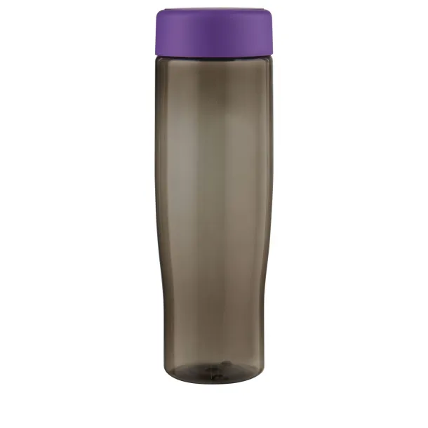 H2O Active® Eco Tempo 700 ml screw cap water bottle Purple Charcoal