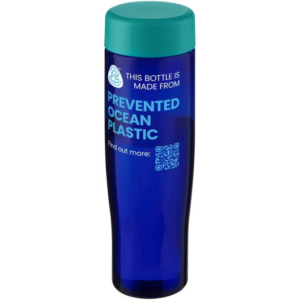 H2O Active® Eco Tempo 700 ml screw cap water bottle Aqua Blue