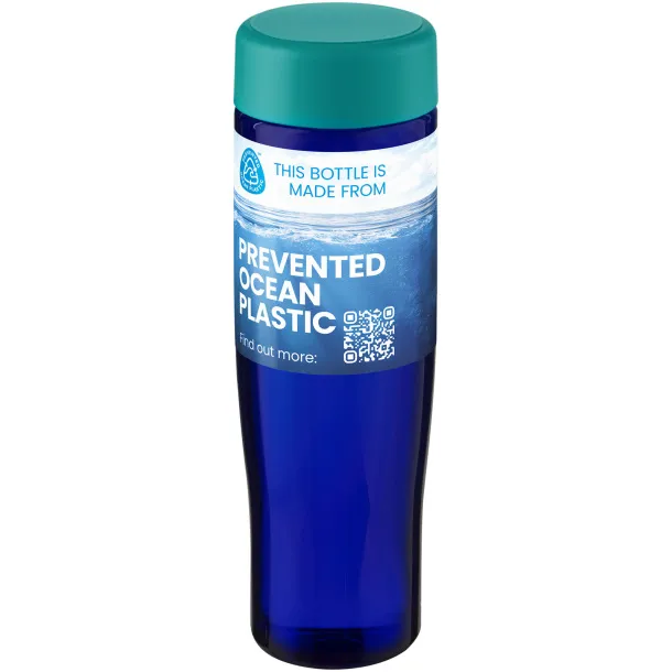 H2O Active® Eco Tempo 700 ml screw cap water bottle Aqua Blue