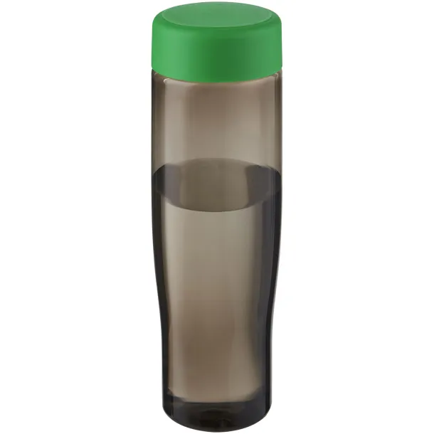 H2O Active® Eco Tempo 700 ml screw cap water bottle Green Charcoal