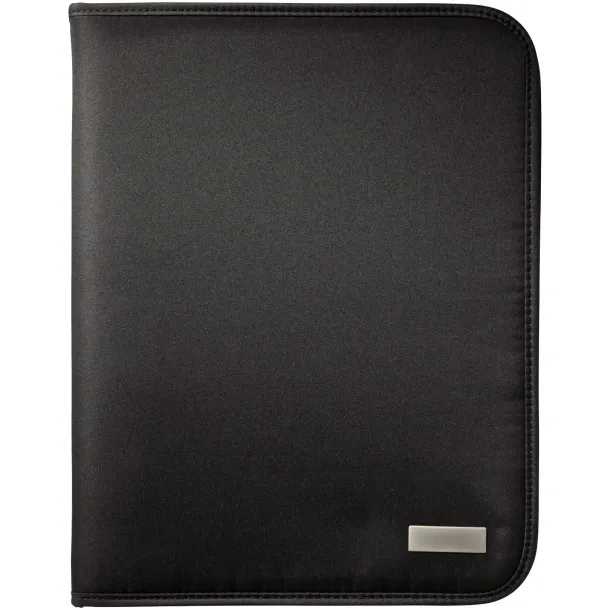 Stanford deluxe A4 zippered portfolio - Bullet Crna