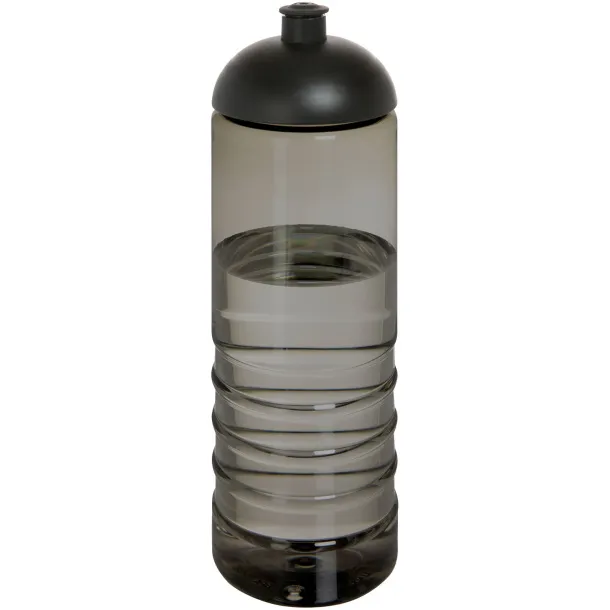 H2O Active® Eco Treble 750 ml dome lid sport bottle - Unbranded Charcoal Solid black