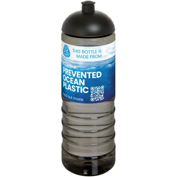 H2O Active® Eco Treble Sportska boca s kupolastim poklopcem, 750 ml Ugljen Crna