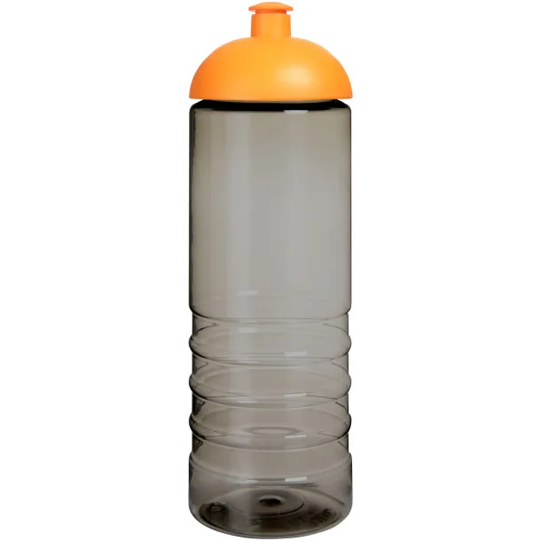 H2O Active® Eco Treble 750 ml dome lid sport bottle - Unbranded Charcoal Orange