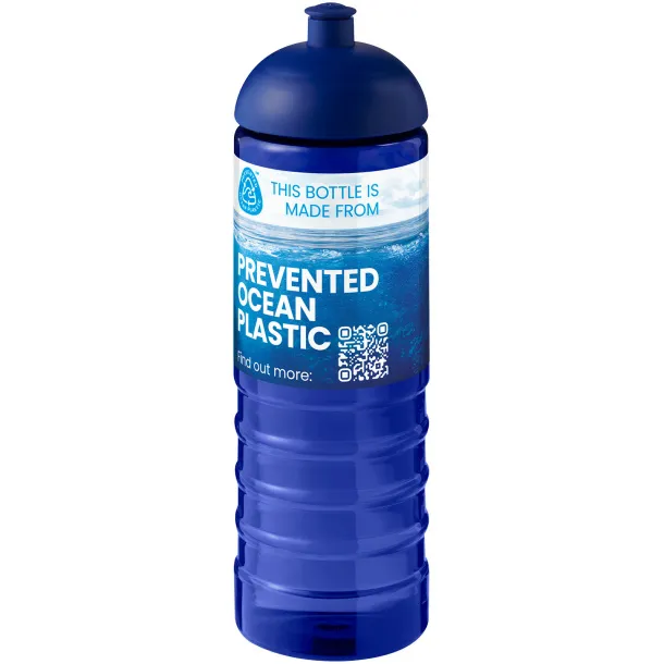 H2O Active® Eco Treble 750 ml dome lid sport bottle - Unbranded Blue Blue