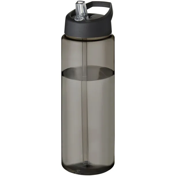 H2O Active® Eco Vibe 850 ml spout lid sport bottle Charcoal Solid black