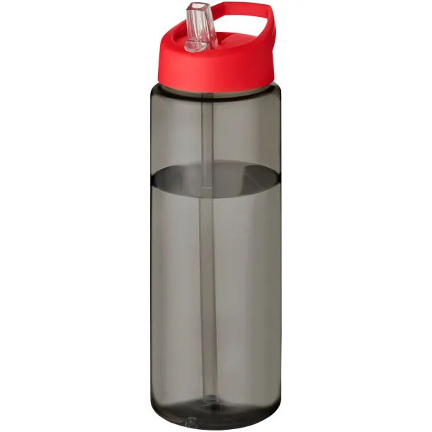 H2O Active® Eco Vibe 850 ml spout lid sport bottle Charcoal Red