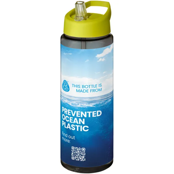 H2O Active® Eco Vibe Sportska boca s poklopcem s izljevnikom, 850 ml Ugljen Limeta