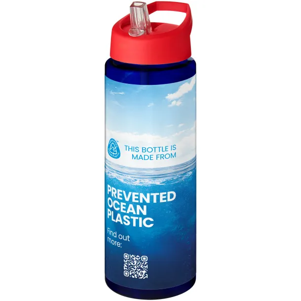 H2O Active® Eco Vibe 850 ml spout lid sport bottle Blue Red