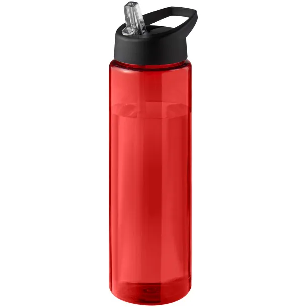 H2O Active® Eco Vibe 850 ml spout lid sport bottle Red Solid black