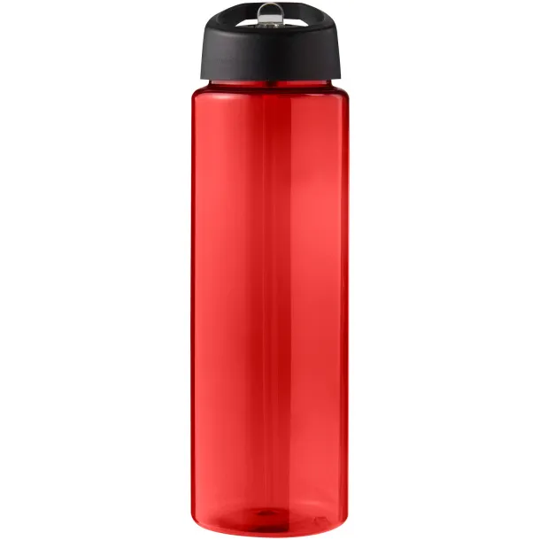 H2O Active® Eco Vibe 850 ml spout lid sport bottle Red Solid black