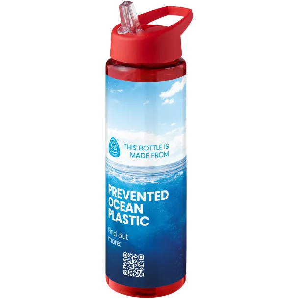 H2O Active® Eco Vibe 850 ml spout lid sport bottle Red Red