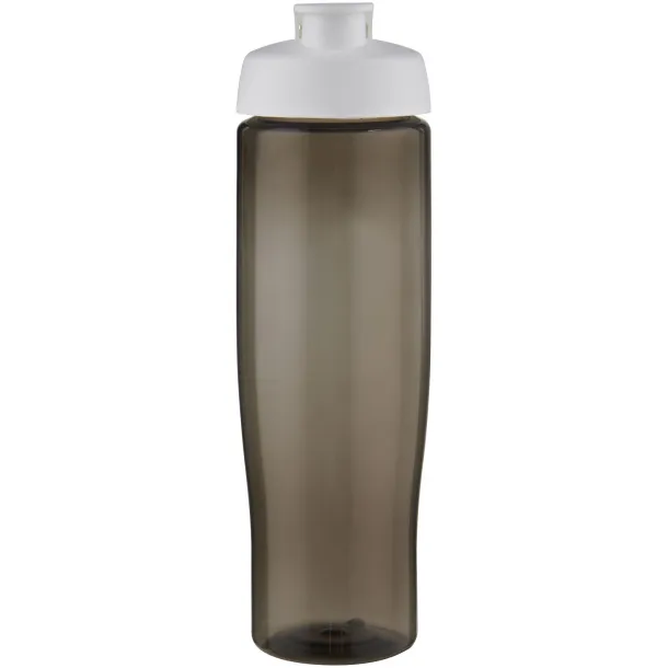 H2O Active® Eco Tempo 700 ml flip lid sport bottle - Unbranded White Charcoal