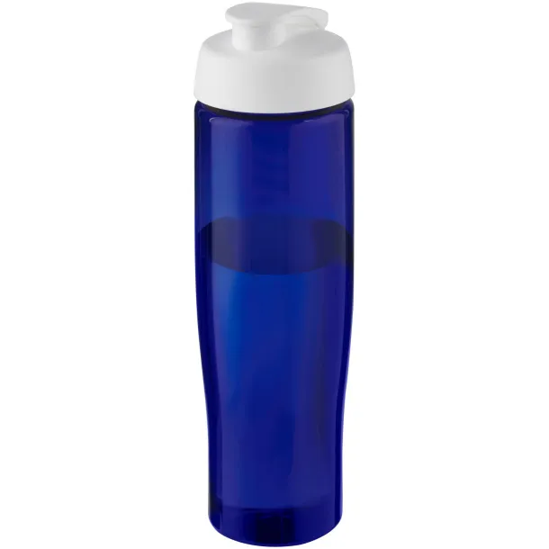 H2O Active® Eco Tempo 700 ml flip lid sport bottle - Unbranded White Blue