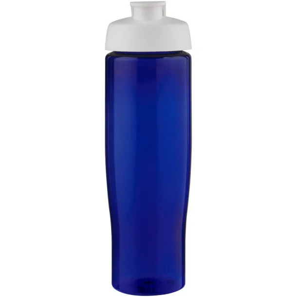 H2O Active® Eco Tempo 700 ml flip lid sport bottle - Unbranded White Blue