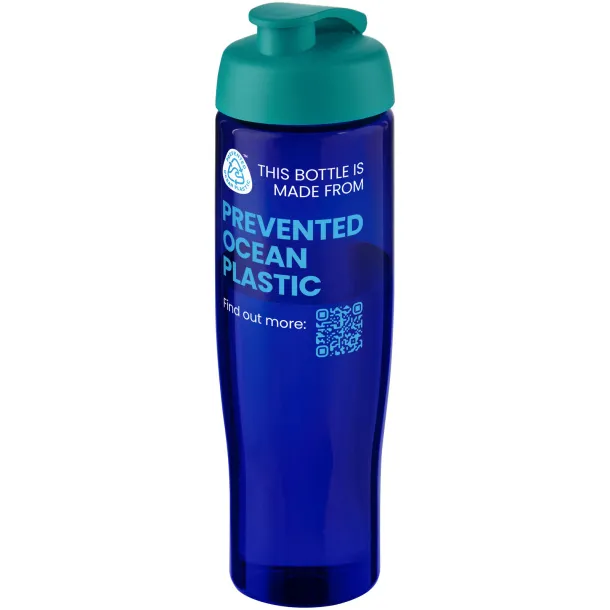 H2O Active® Eco Tempo 700 ml flip lid sport bottle Aqua Blue