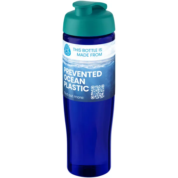 H2O Active® Eco Tempo 700 ml flip lid sport bottle Aqua Blue