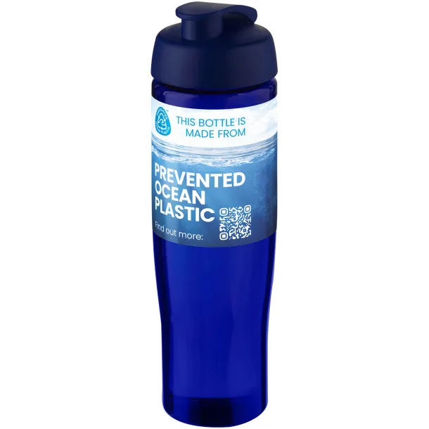 H2O Active® Eco Tempo 700 ml flip lid sport bottle Blue Blue