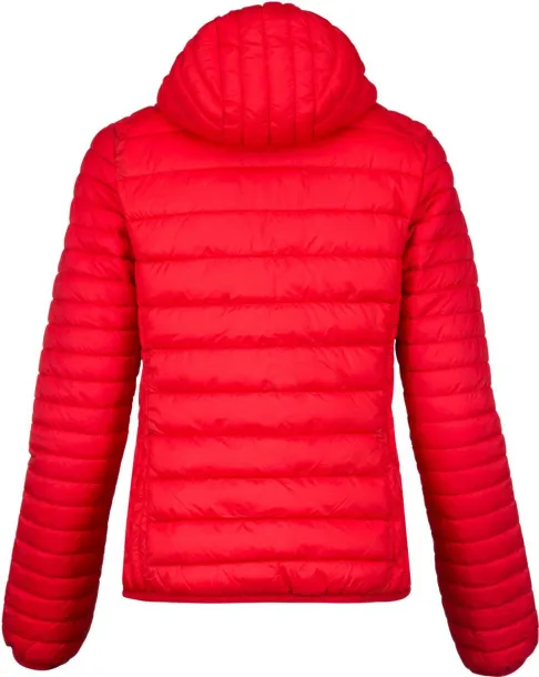  LADIES' LIGHTWEIGHT HOODED PADDED JACKET - Kariban Red