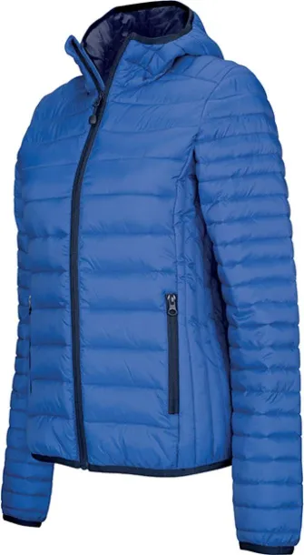  LADIES' LIGHTWEIGHT HOODED PADDED JACKET - Kariban Light Royal Blue