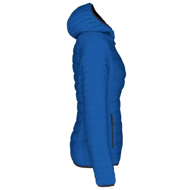  LADIES' LIGHTWEIGHT HOODED PADDED JACKET - Kariban Light Royal Blue