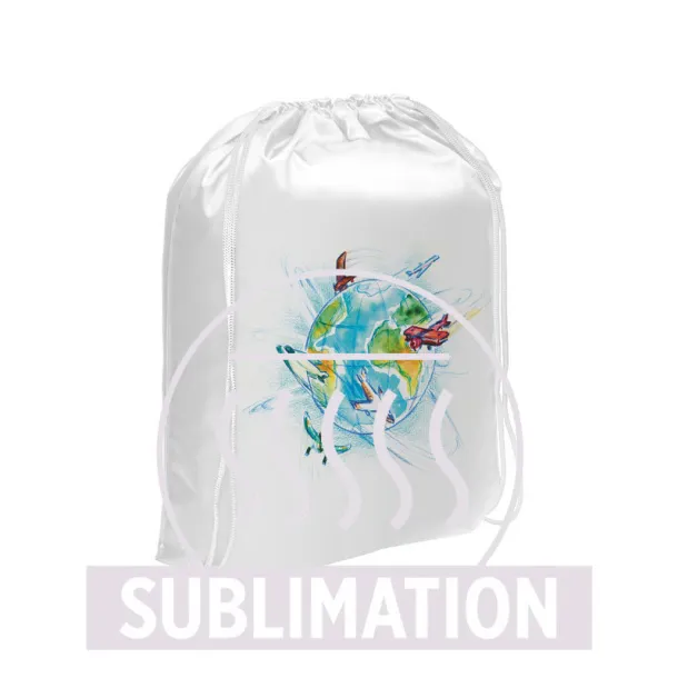  Drawstring bag white