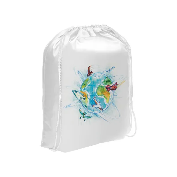  Drawstring bag white