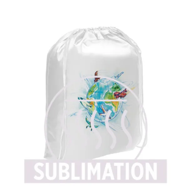  Drawstring bag white