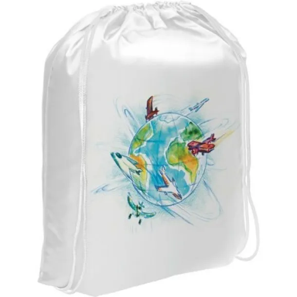  Drawstring bag white