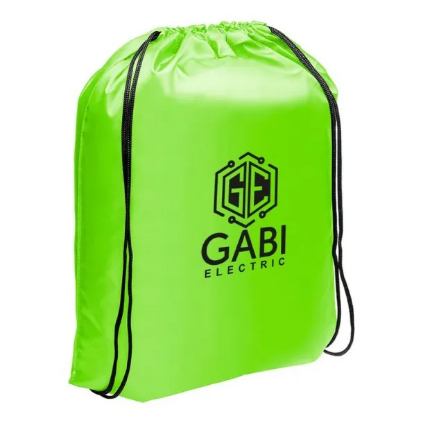  Drawstring bag light green