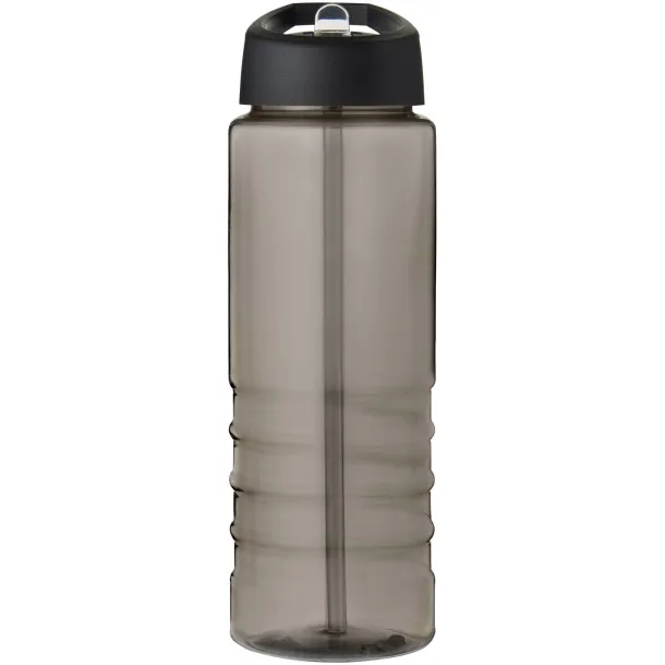 H2O Active® Eco Treble 750 ml spout lid sport bottle Charcoal Solid black