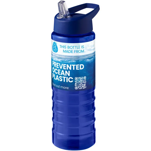 H2O Active® Eco Treble 750 ml spout lid sport bottle Blue Blue