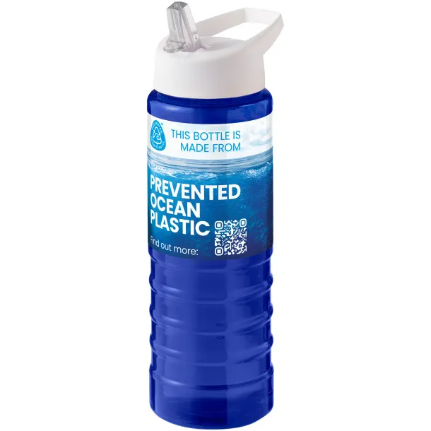 H2O Active® Eco Treble 750 ml spout lid sport bottle Blue White