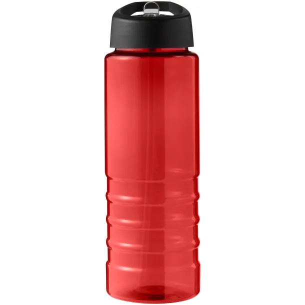 H2O Active® Eco Treble 750 ml spout lid sport bottle Red Solid black