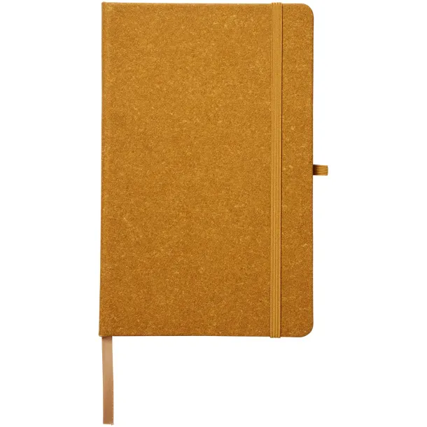 Atlana leather pieces notebook - Marksman Brown