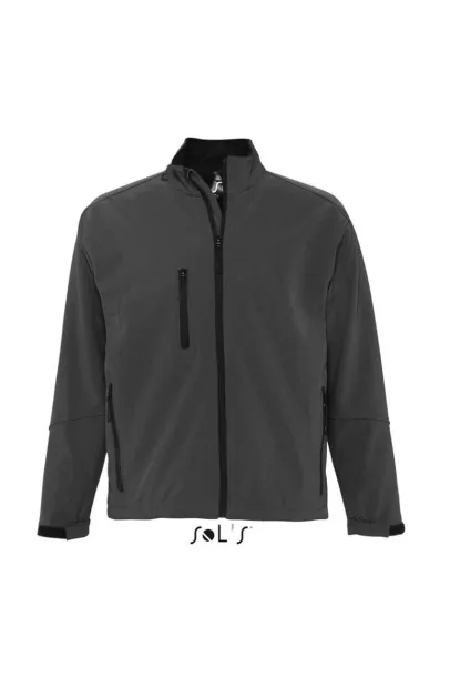  SOL'S RELAX - MEN'S SOFTSHELL ZIPPED JACKET - SOL'S Charcoal Grey