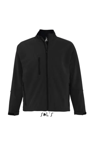  SOL'S RELAX - MEN'S SOFTSHELL ZIPPED JACKET - SOL'S Black