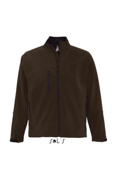  SOL'S RELAX - MEN'S SOFTSHELL ZIPPED JACKET - SOL'S Dark Chocolate