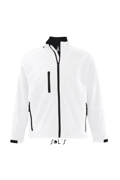  SOL'S RELAX - MEN'S SOFTSHELL ZIPPED JACKET - SOL'S White